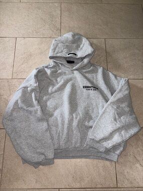 FEAR OF GOD ESSENTIALS WOMENS FLEECE CROPPED HOODIE